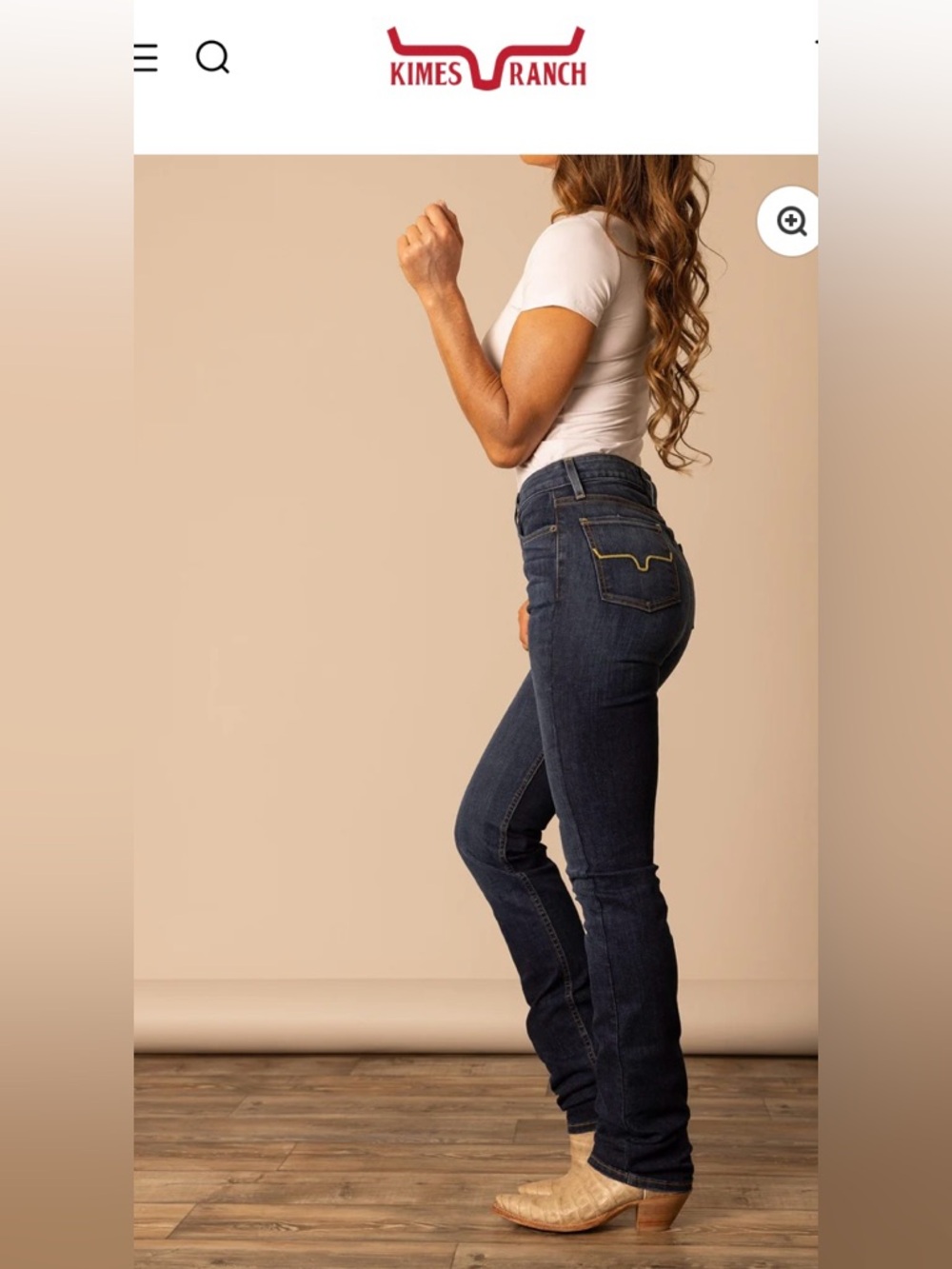 Kimes Ranch Women's Dark Indigo Boot Cut Jeans